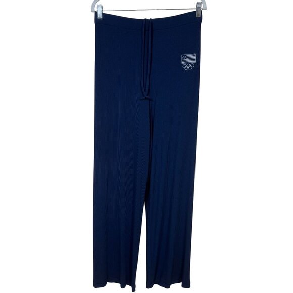 SKIMS Soft Lounge Tank Top + Pants Set Team USA Navy Large - Picture 10 of 16